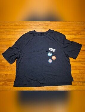 L/XL Mickey Mouse cropped  Tshirt